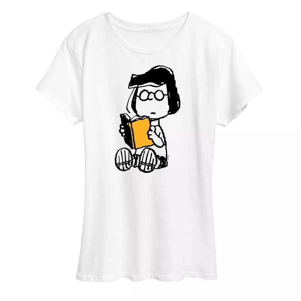 Women's Peanuts Marcie Reading Graphic Tee,  Product Image