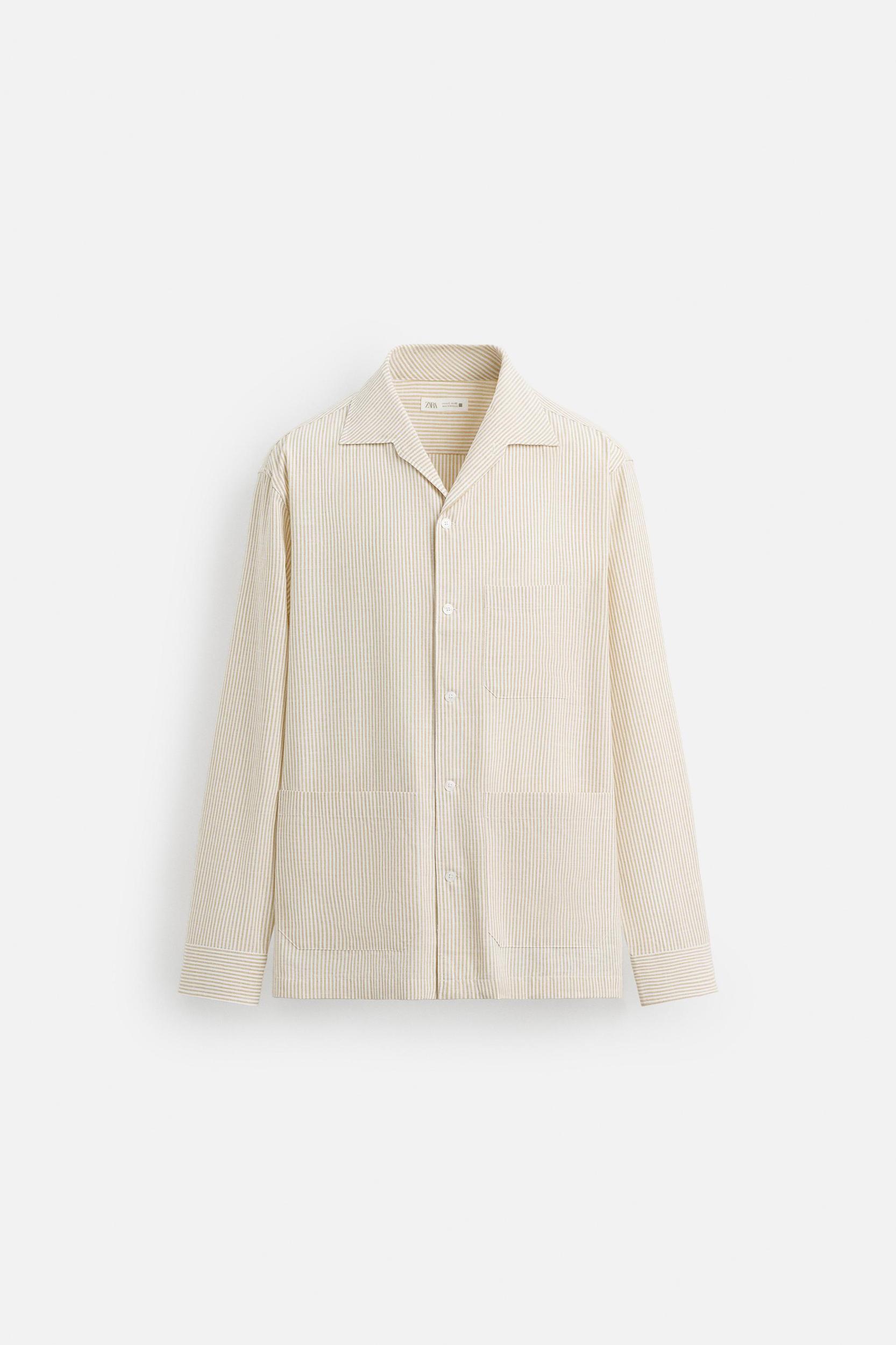 STRIPED OVERSHIRT Product Image