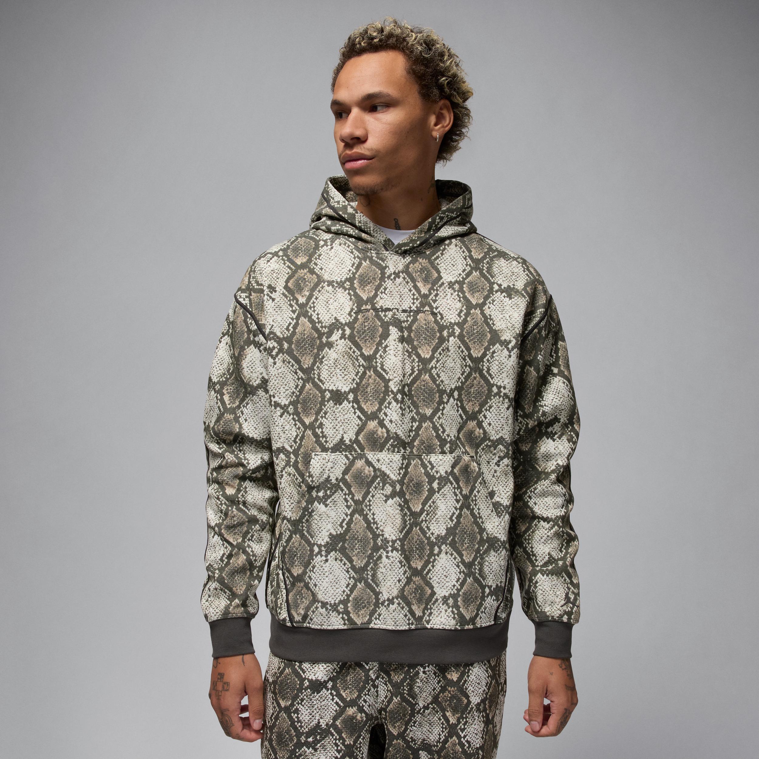 Jordan Sport Hoop Fleece Men's Dri-FIT Printed Pullover Hoodie Product Image