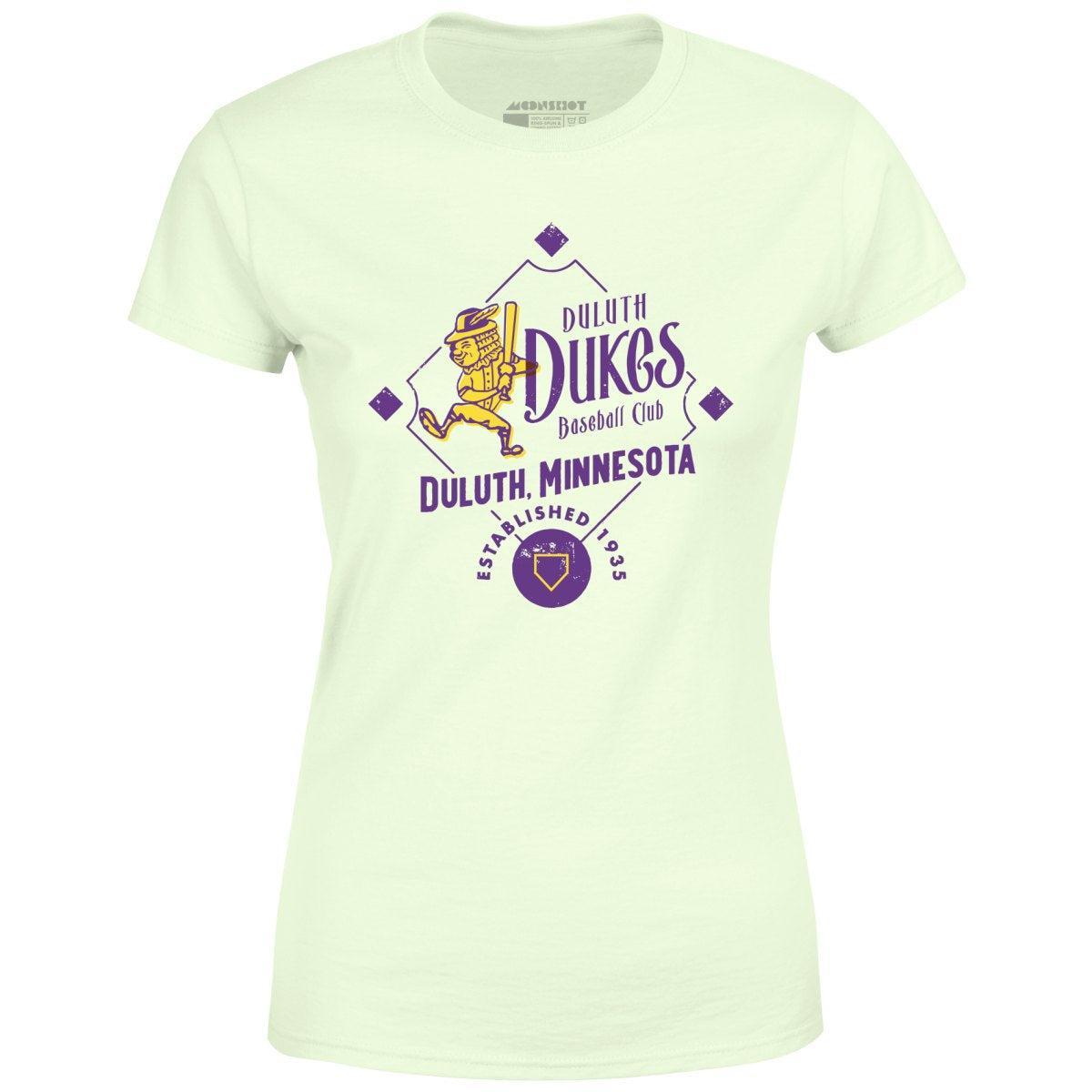 Duluth Dukes - Minnesota - Vintage Defunct Baseball Teams - Women's T-Shirt Female Product Image