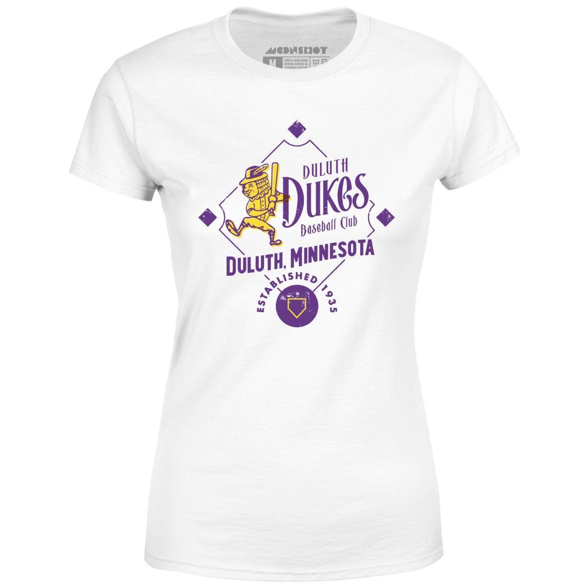 Duluth Dukes - Minnesota - Vintage Defunct Baseball Teams - Women's T-Shirt Female Product Image