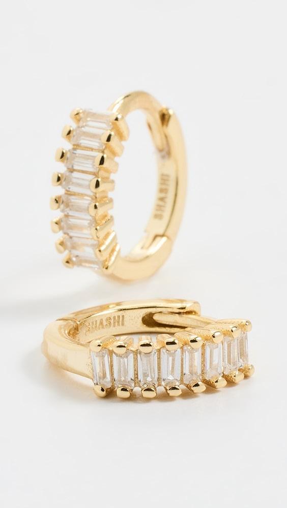 SHASHI Teagan Huggie Earrings | Shopbop Product Image