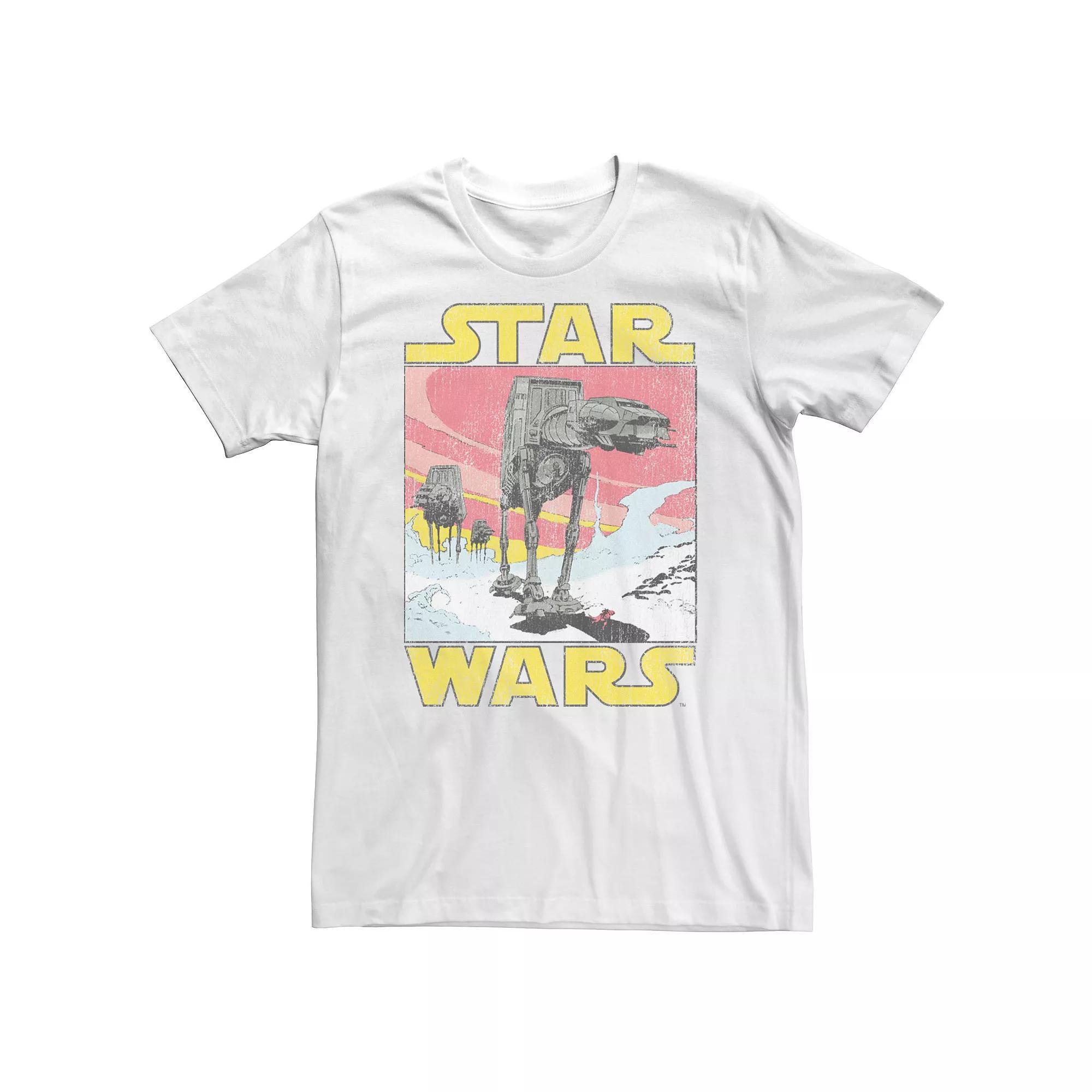 Big & Tall Star Wars AT-AT Sunset Logo Walker Tee, Men's,  Product Image
