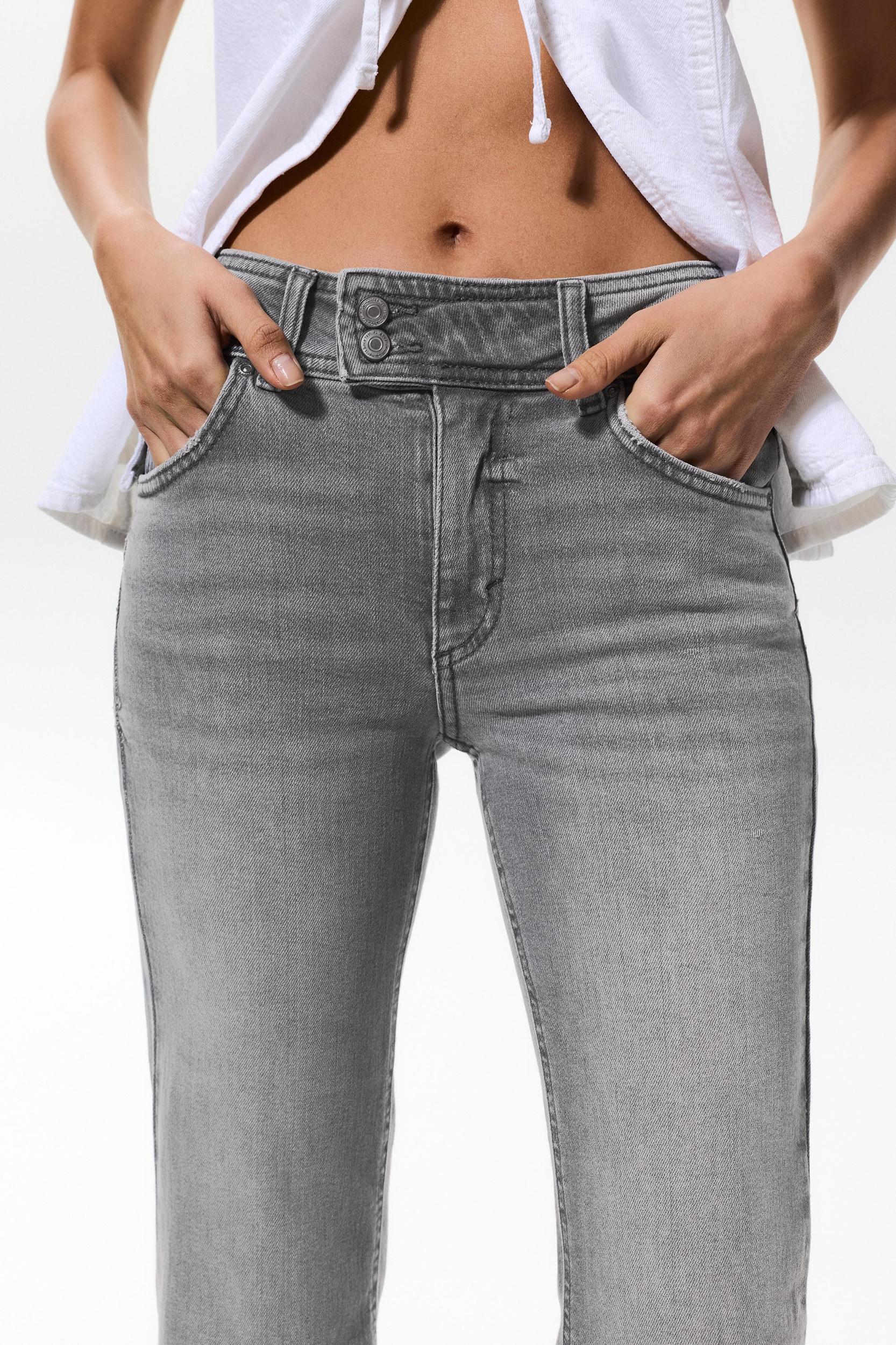 Low-waist bootcut jeans Product Image