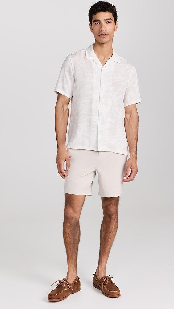 Theory Irving Printed Linen Shirt | Shopbop Product Image