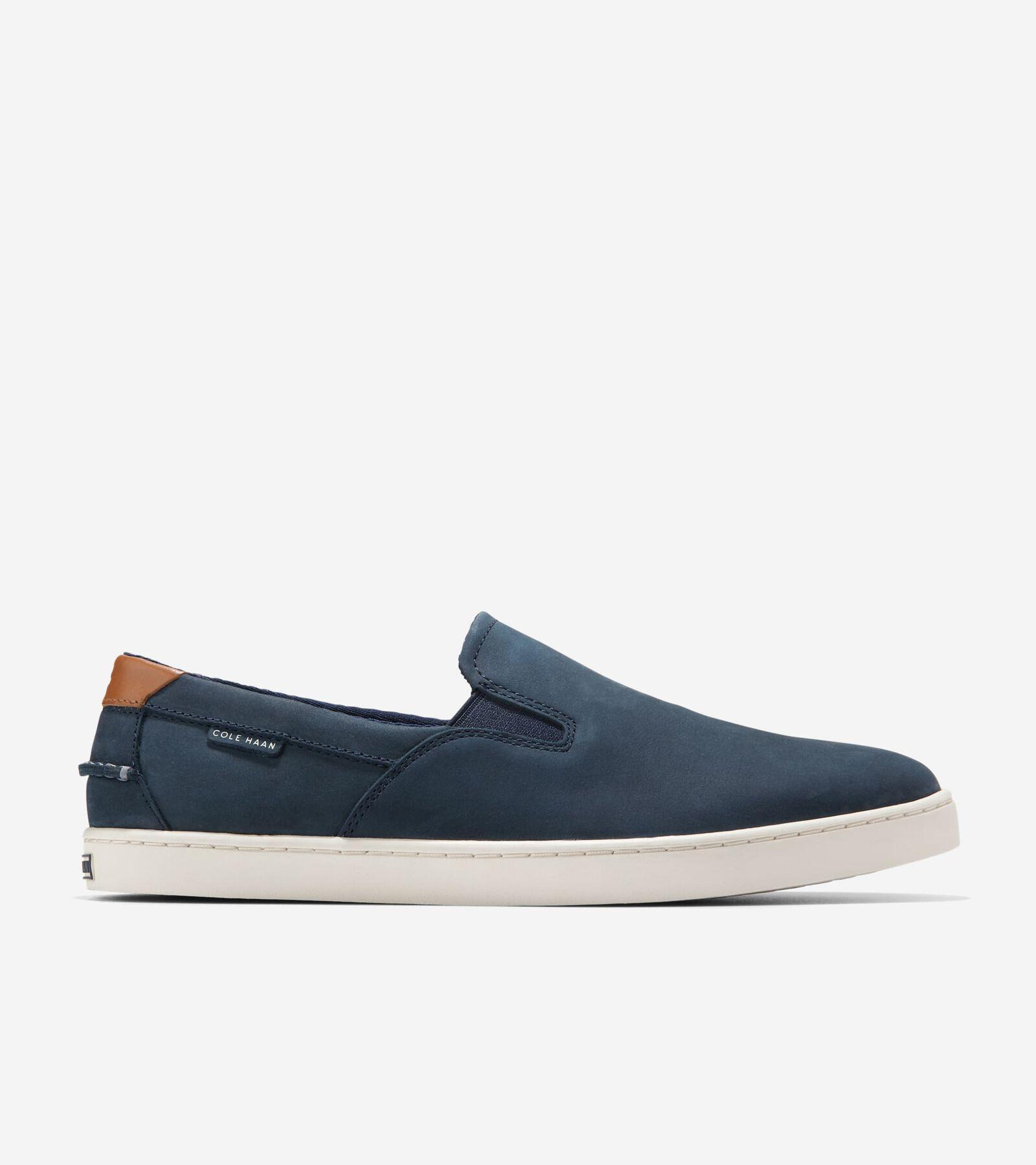 Cole Haan Nantucket Men's Deck Slip-On Shoes, Size: 11.5, Blue Blazer Product Image