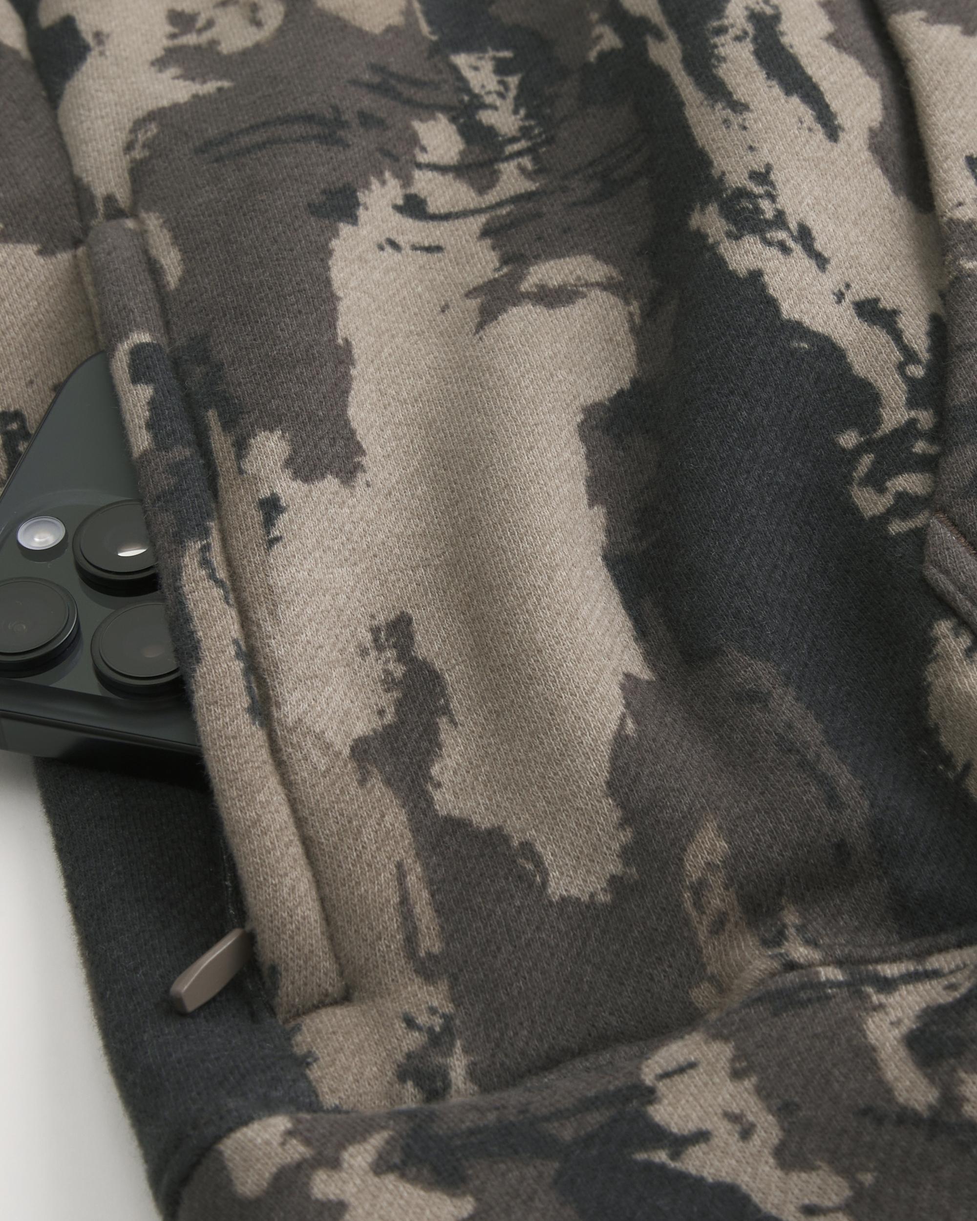 Boxy Camo Hoodie Product Image