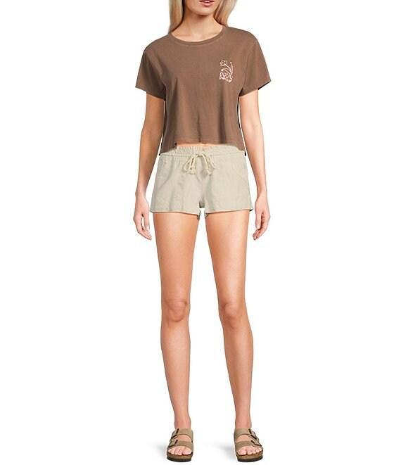 Roxy Oceanside Linen Blend Shorts Product Image