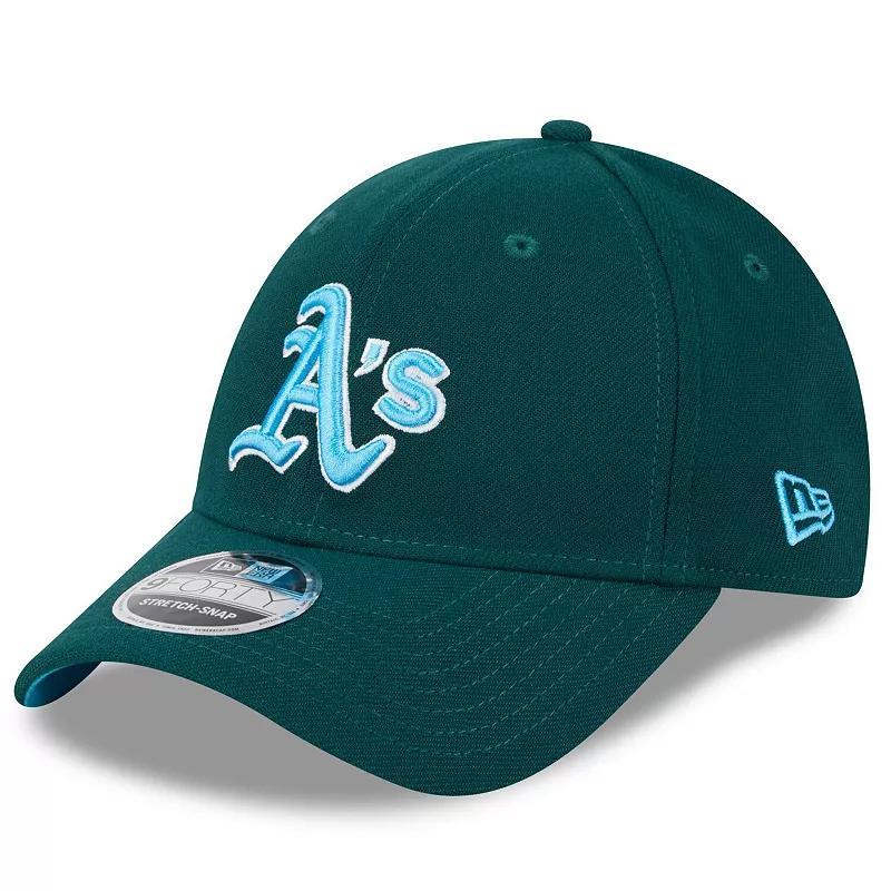 Men's New Era Green Oakland Athletics 2024 Father's Day 9FORTY Adjustable Hat Product Image
