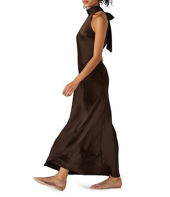 Steve Madden Lara High Neck Sleeveless Maxi Dress Product Image