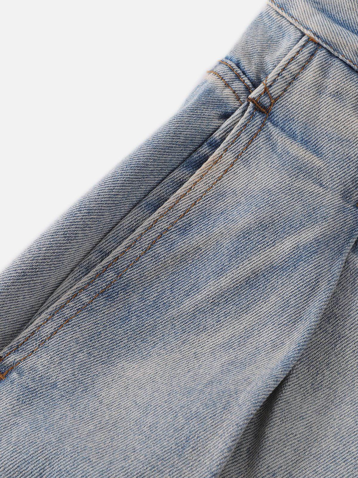 Aelfric Eden Wrinkle Washed Loose Jeans Product Image