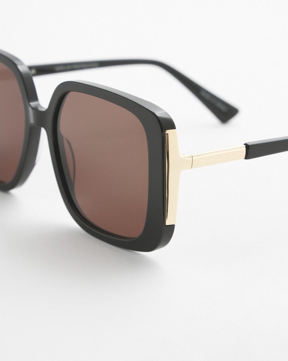 Black Square Sunglasses Product Image