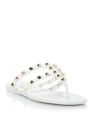 Womens Rockstud Flat Rubber Sandal Product Image