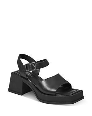 Vagabond Womens Hennie Square Toe Block Heel Platform Sandals Product Image