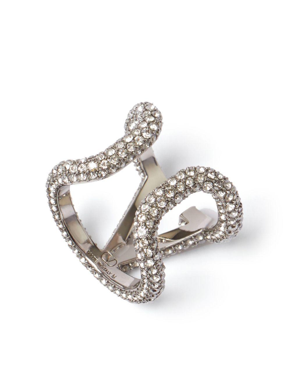 VLogo Signature crystal ring Product Image