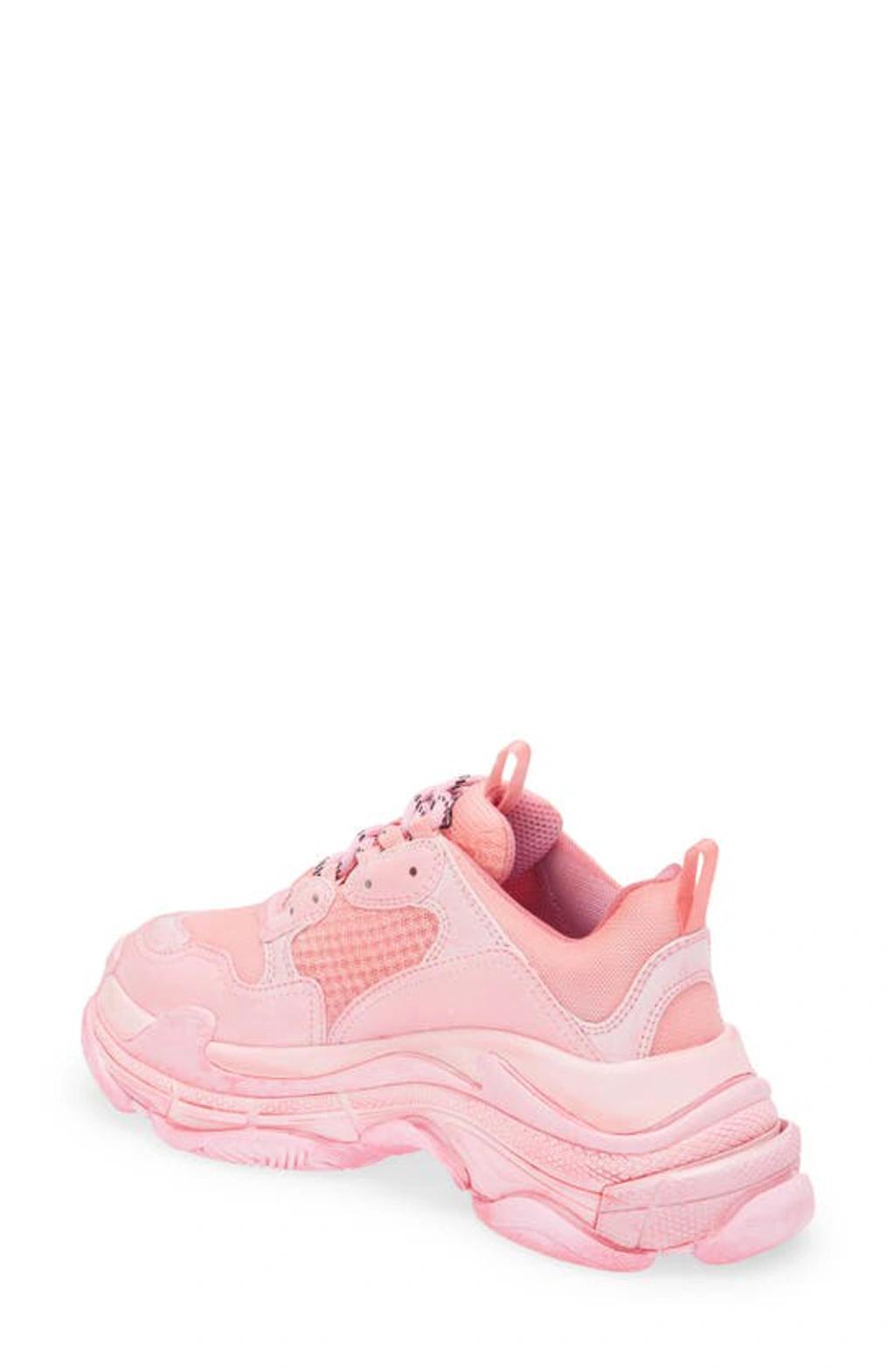 BALENCIAGA Triple S Sneaker In Pink White Product Image