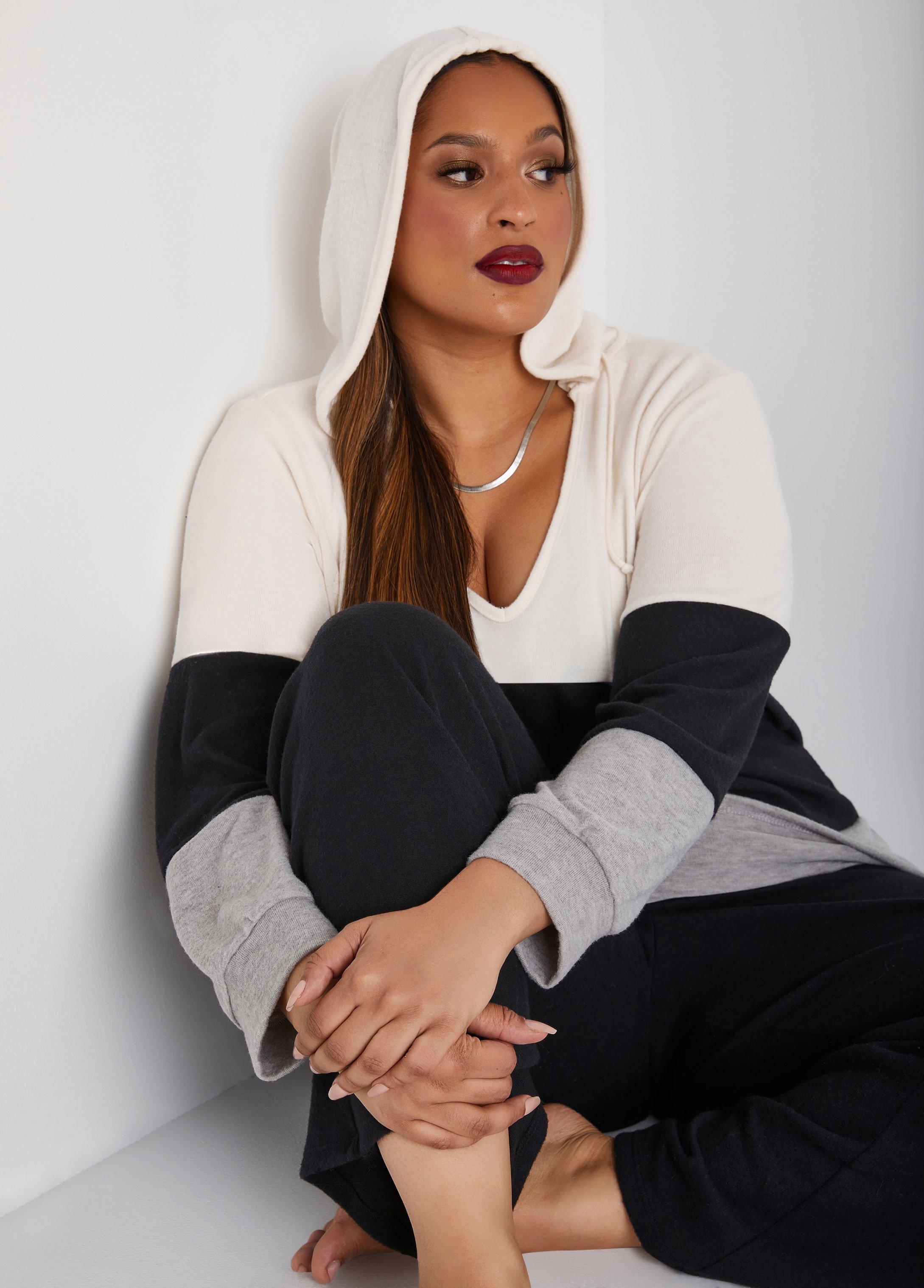 Colorblock Lounge Hoodie Product Image