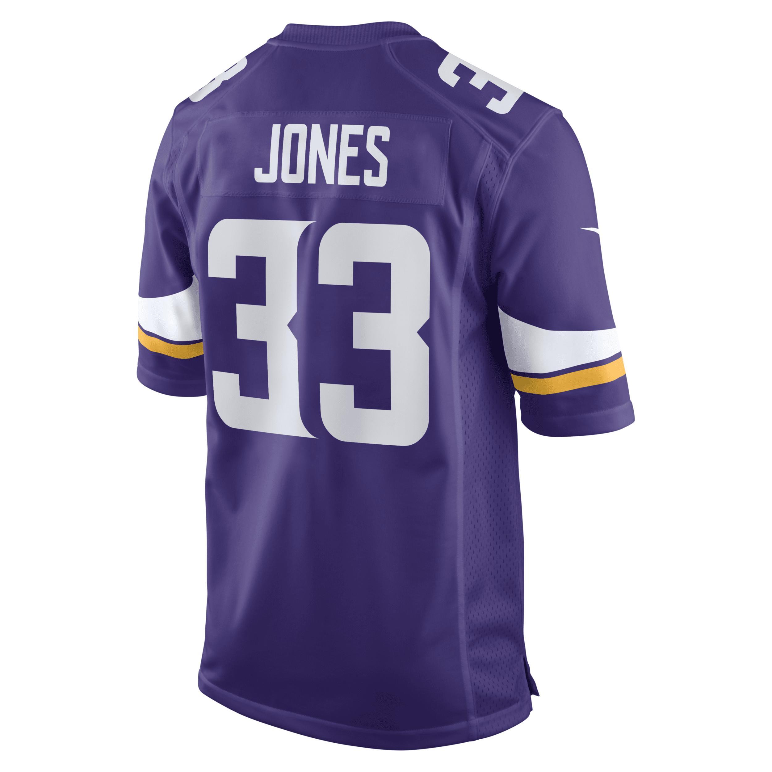Aaron Jones Minnesota Vikings Nike Mens NFL Game Football Jersey | 67NMMVGH9MF-EY7 Product Image