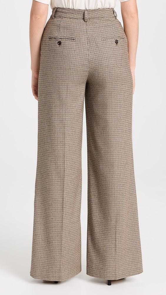 ANINE BING Lyra Trousers Mini Houndstooth | Shopbop Product Image