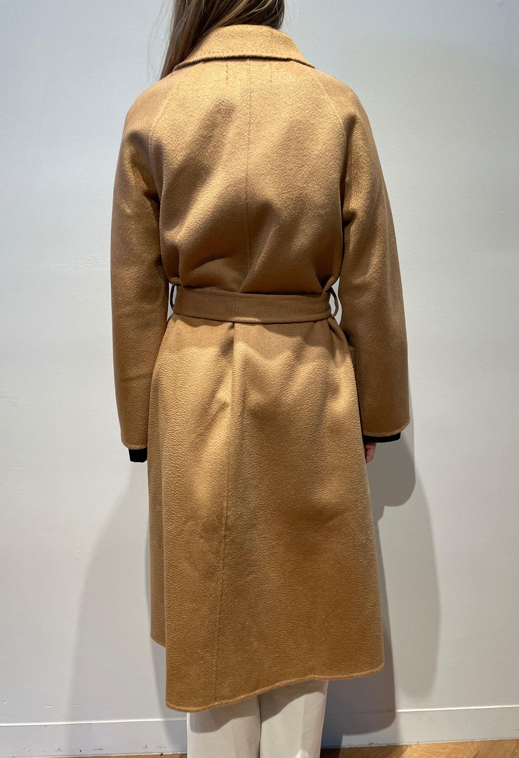 Cashmere Dandelion Camel Coat Product Image
