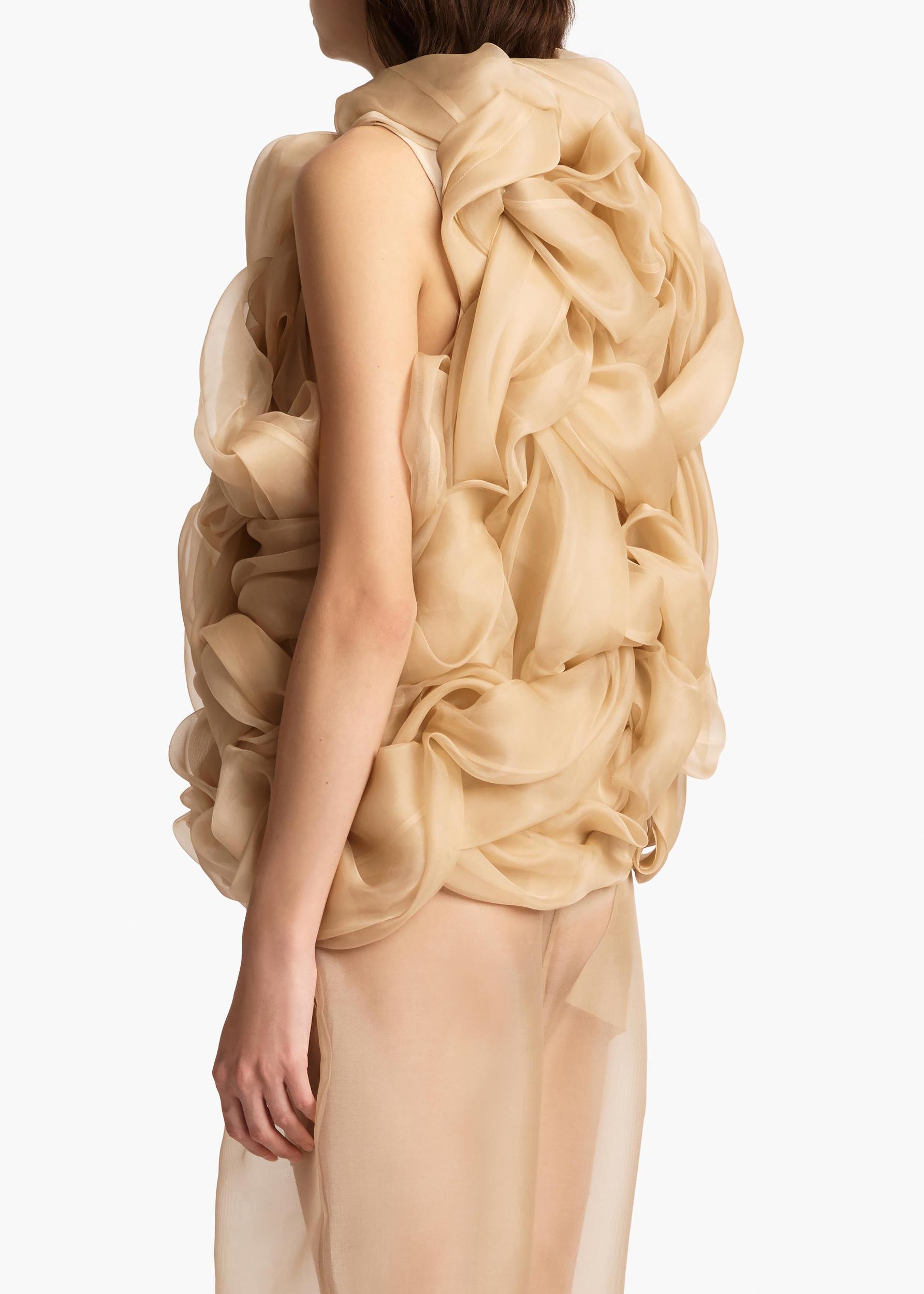 Welles Top in Beige Product Image