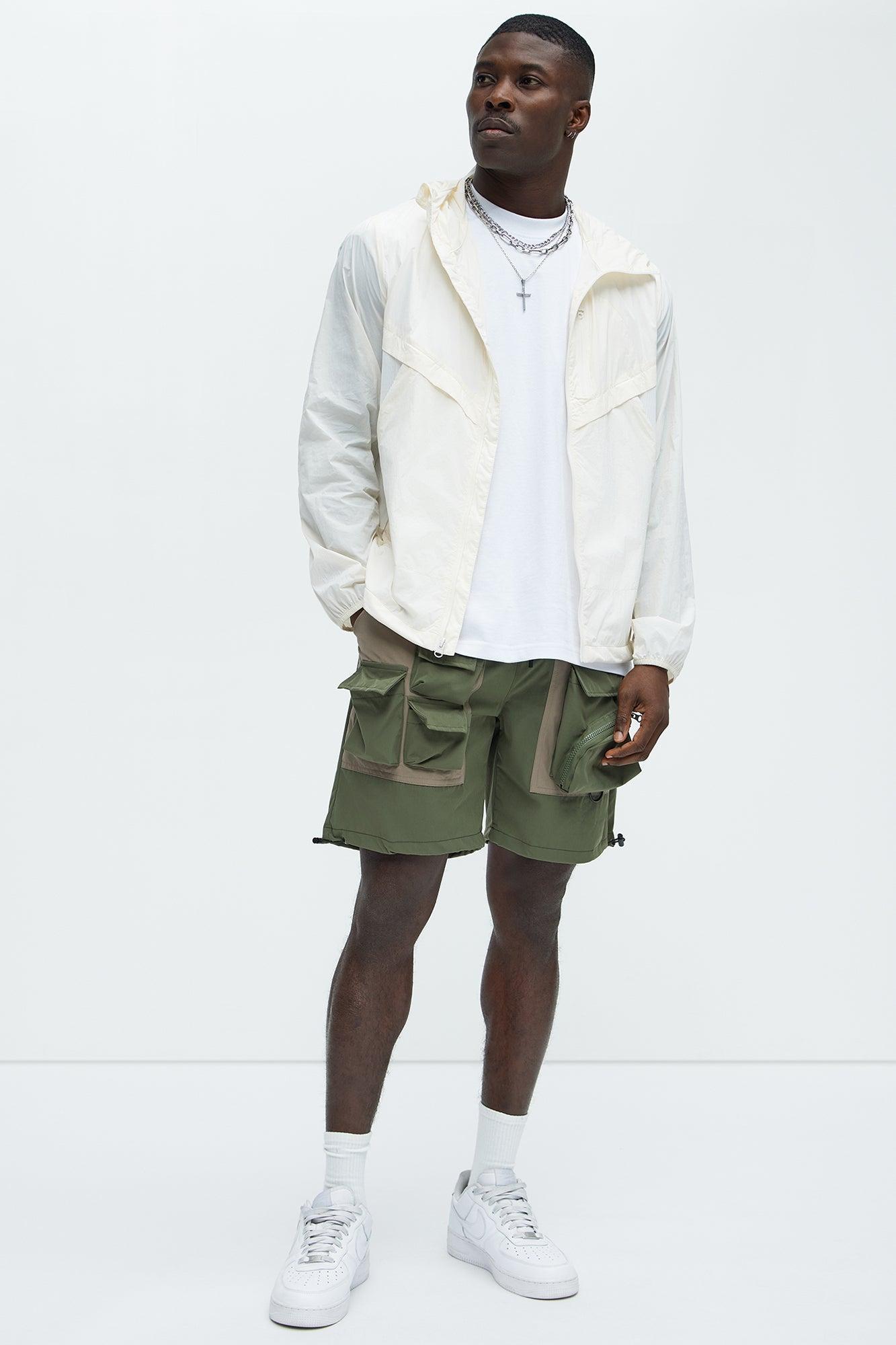 This Way Nylon Utility Short - Tan Product Image