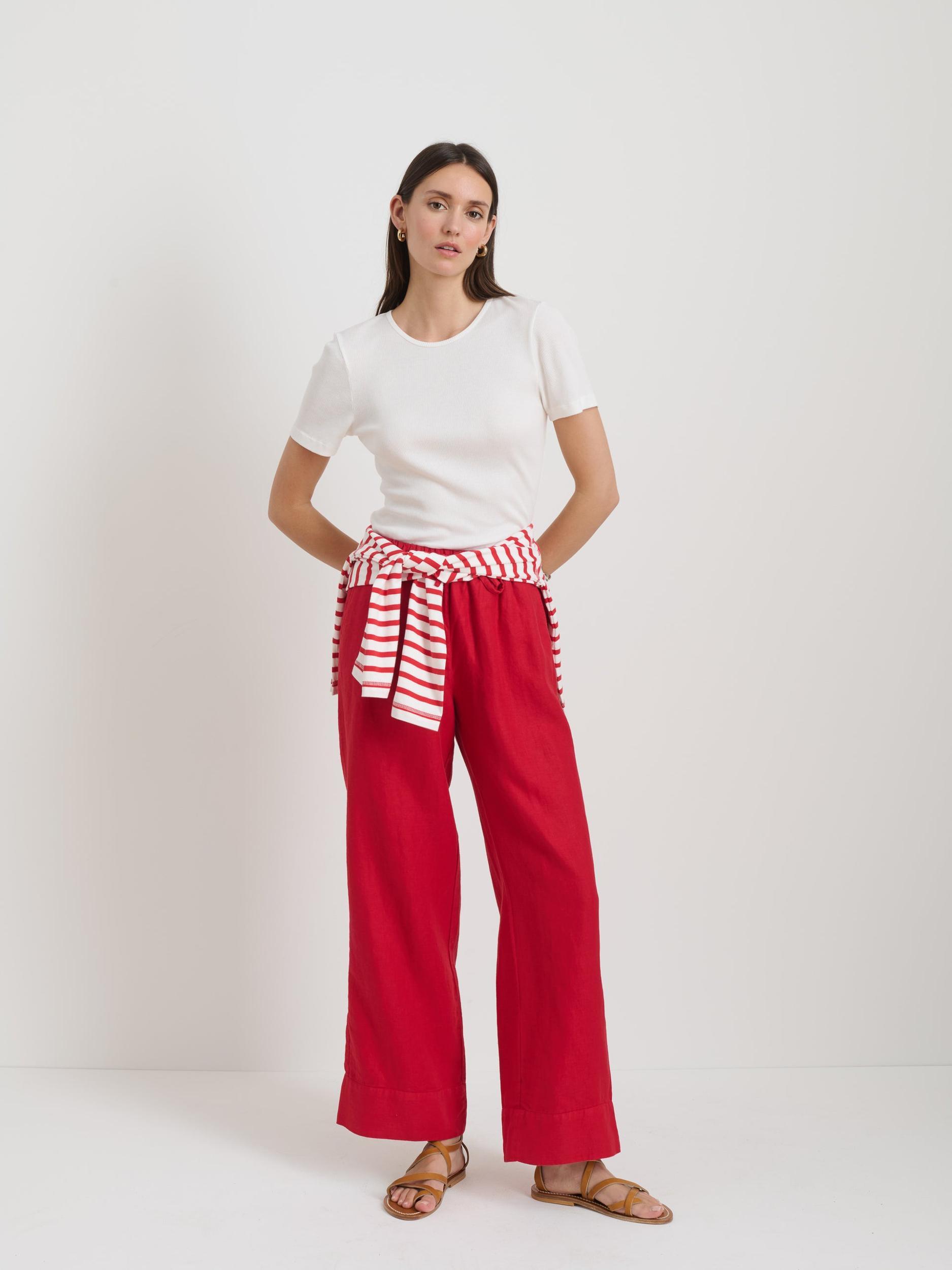 Carolyn Tee In Fine Rib Product Image