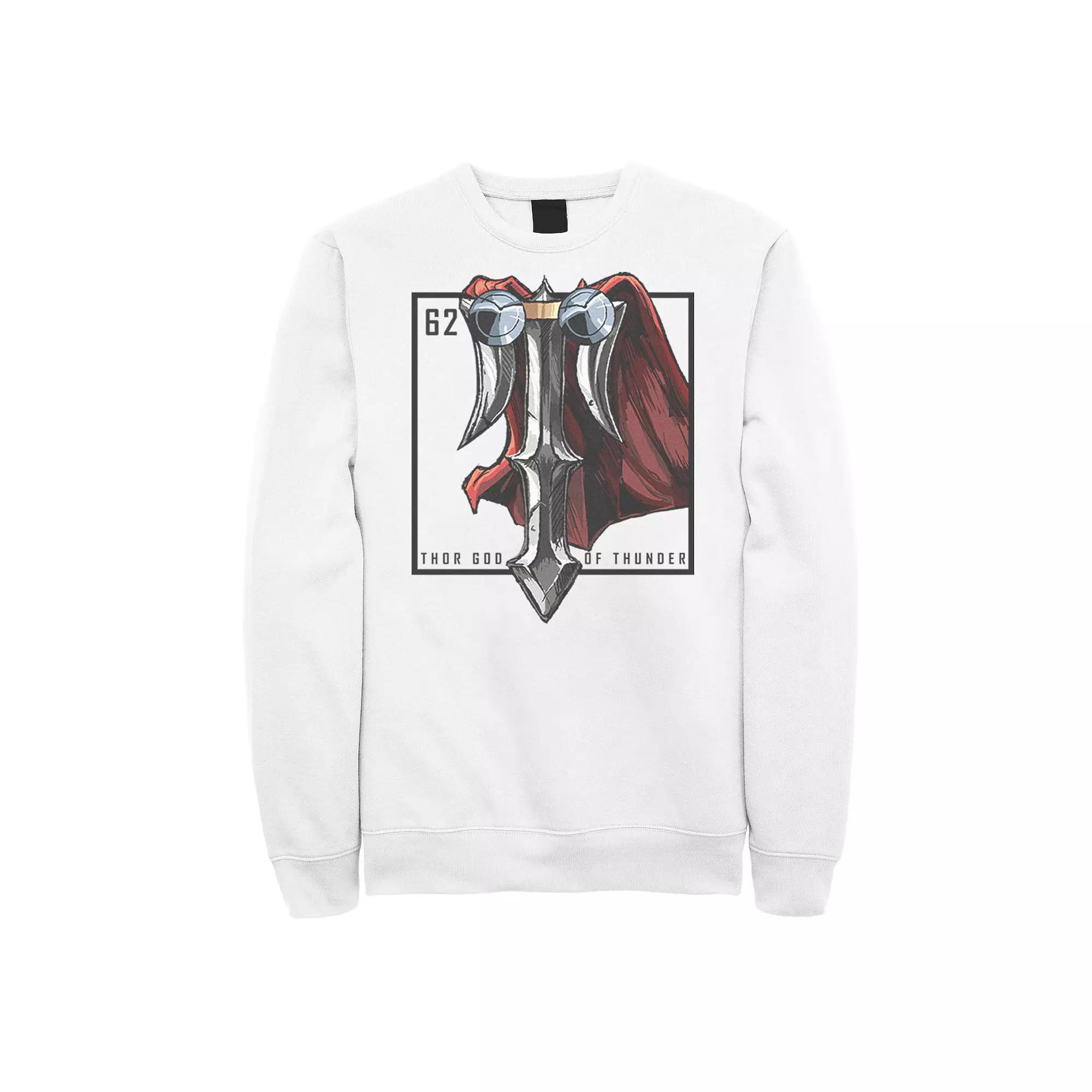 Men's Marvel Avengers Thor God Of Thunder Element Sweatshirt,  Product Image