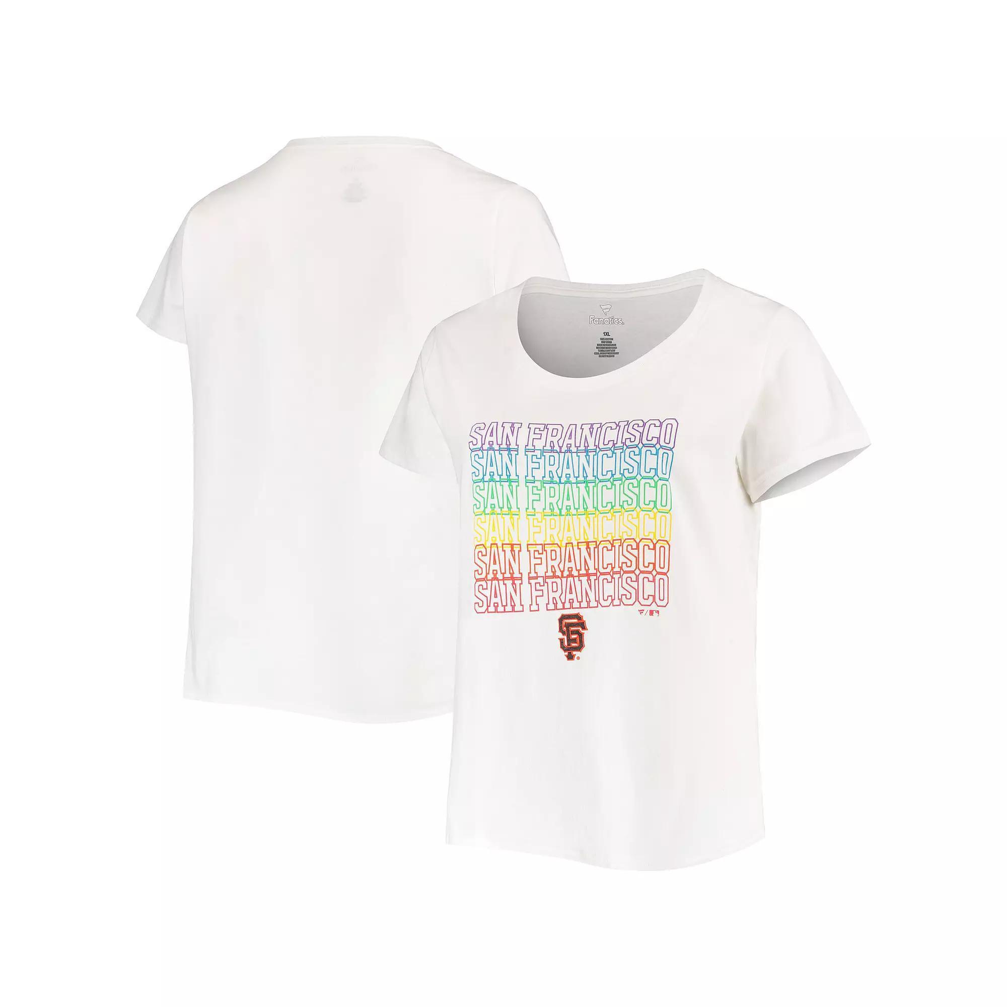 Women's White San Francisco Giants Plus  Product Image