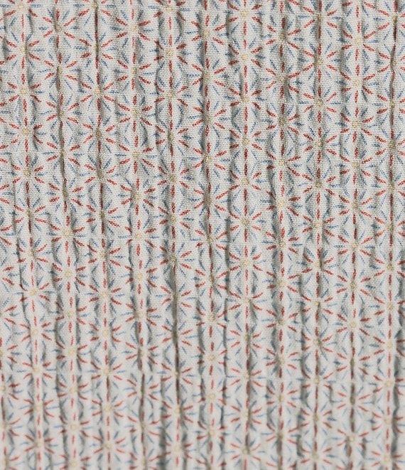 Rowm Short Sleeve Seersucker Geo Print Shirt Product Image