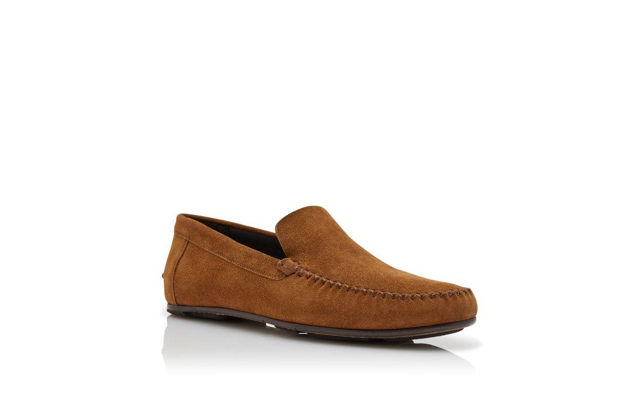 ALDER Brown Suede Slippers Product Image