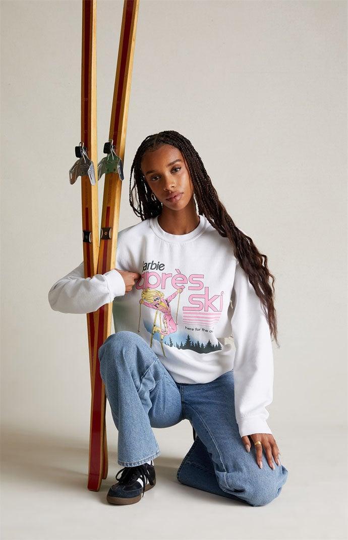 Barbie Women's Apres Ski Crew Neck Sweatshirt Product Image