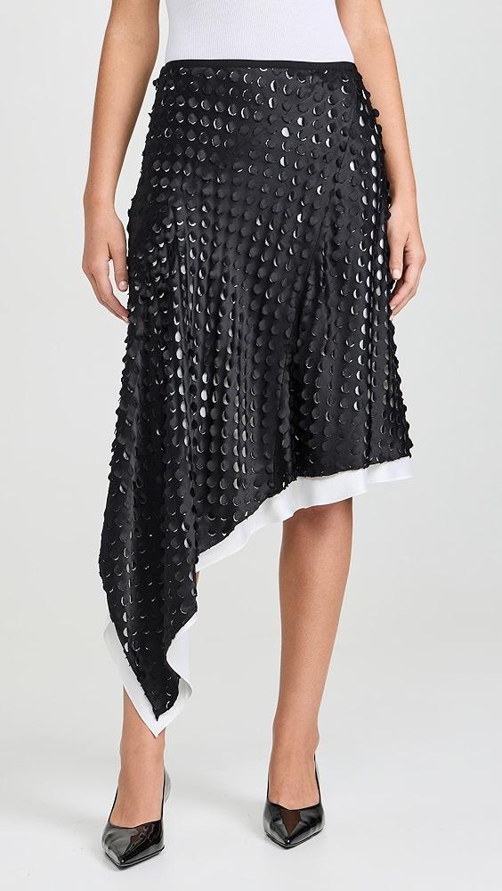 Helmut Lang Scarf Hem Skirt | Shopbop Product Image