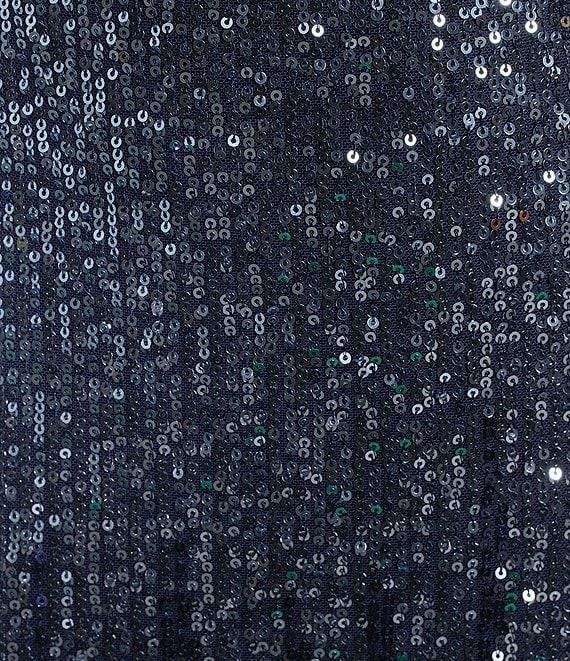 Pear Culture Ombre Sequin Front Cut-Out Mini Dress Product Image