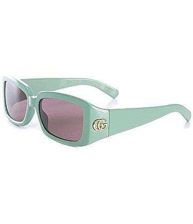 Gucci Womens GG1403S GG Corner 54mm Rectangle Sunglasses Product Image