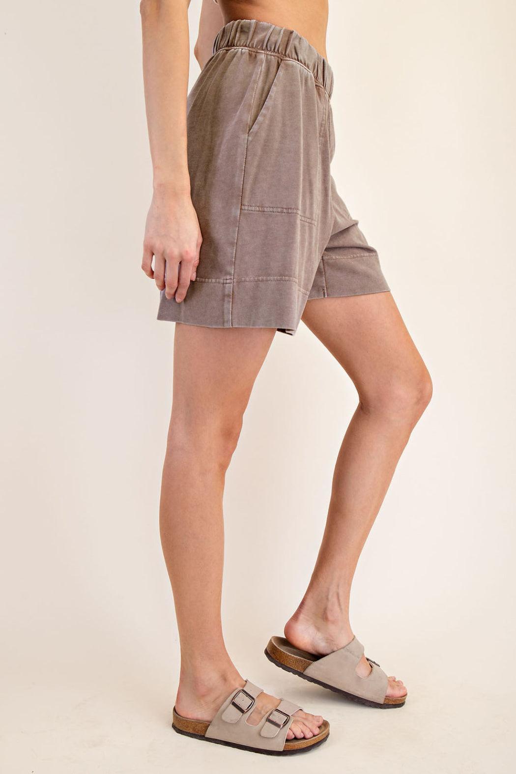 Mineral Wash Mid Length Short Product Image