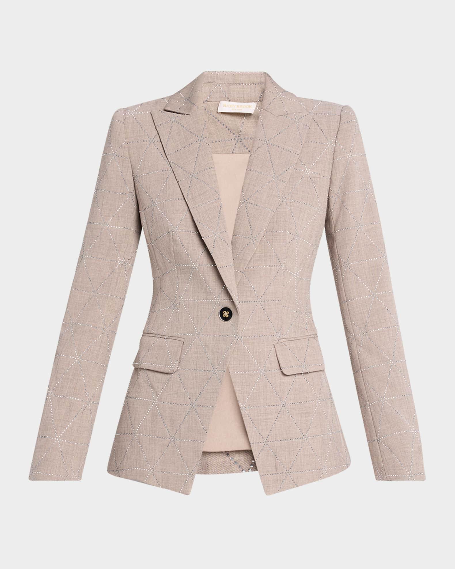 Kensington Embellished Single-Breasted Blazer Product Image