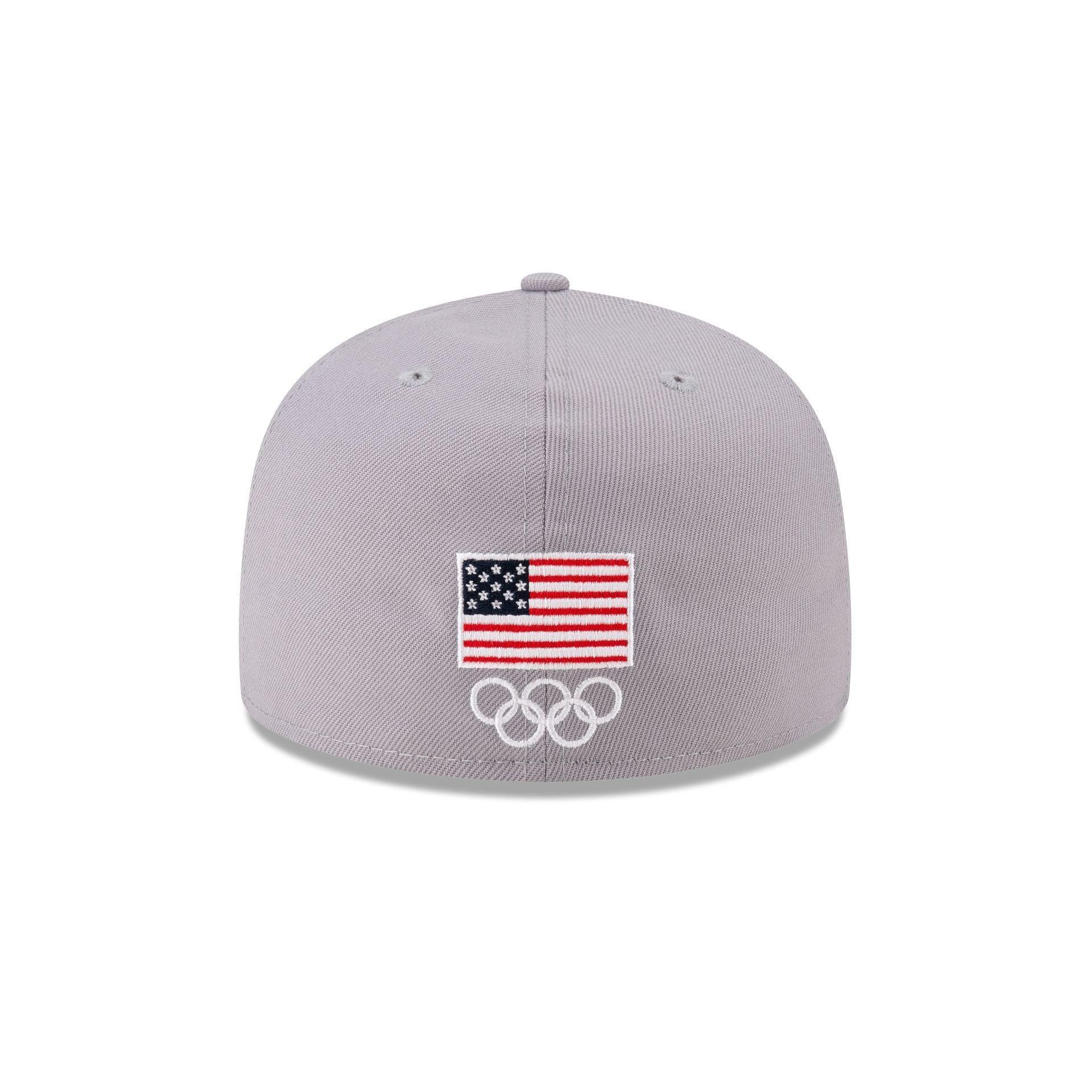 Team USA Volleyball Gray 59FIFTY Fitted Hat Male Product Image