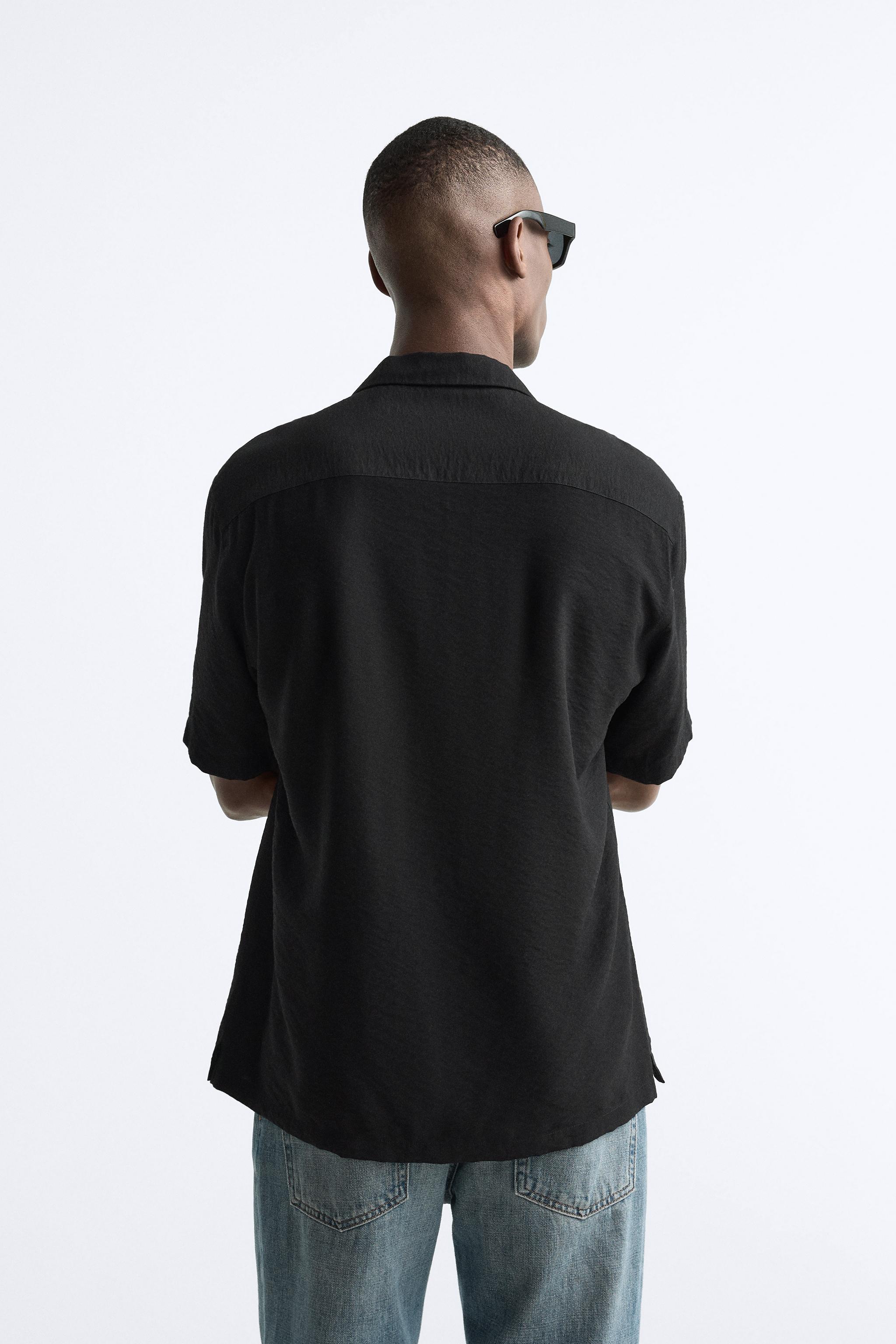 STRUCTURED VISCOSE BLEND SHIRT Product Image