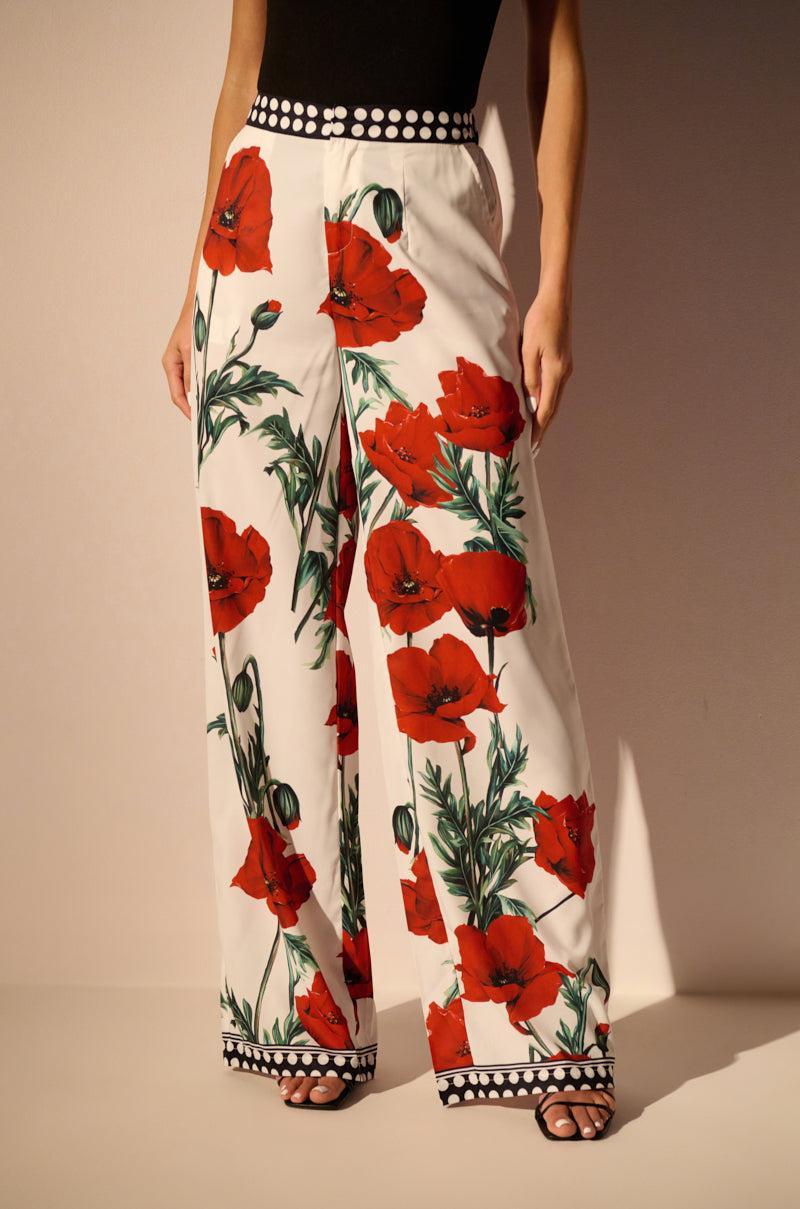 BELLADONNA PRINT PALAZZO PANTS Product Image