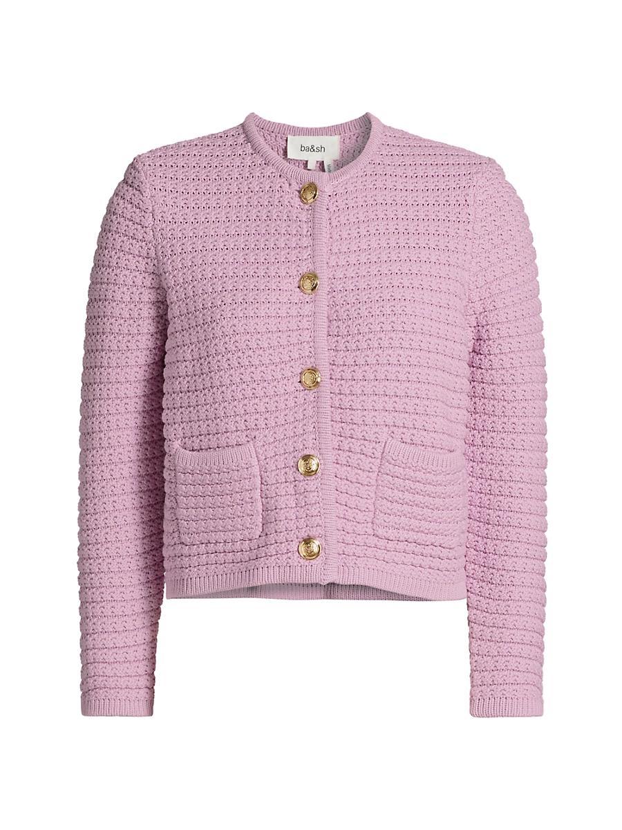 Womens Gaspard Cotton-Blend Knit Cardigan Product Image