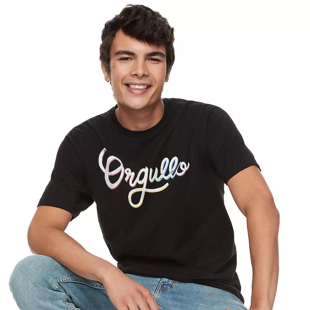 Men's Gonzales Orgullo Hombre Text Tee,  Product Image