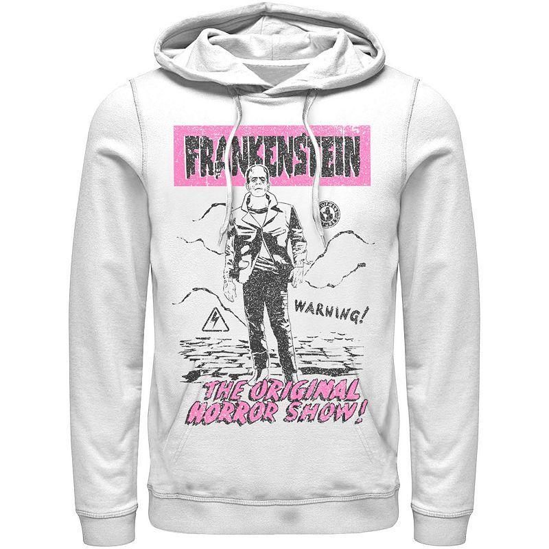 Mens Universal Monsters Old Franky Poster Hoodie Athletic Grey Product Image