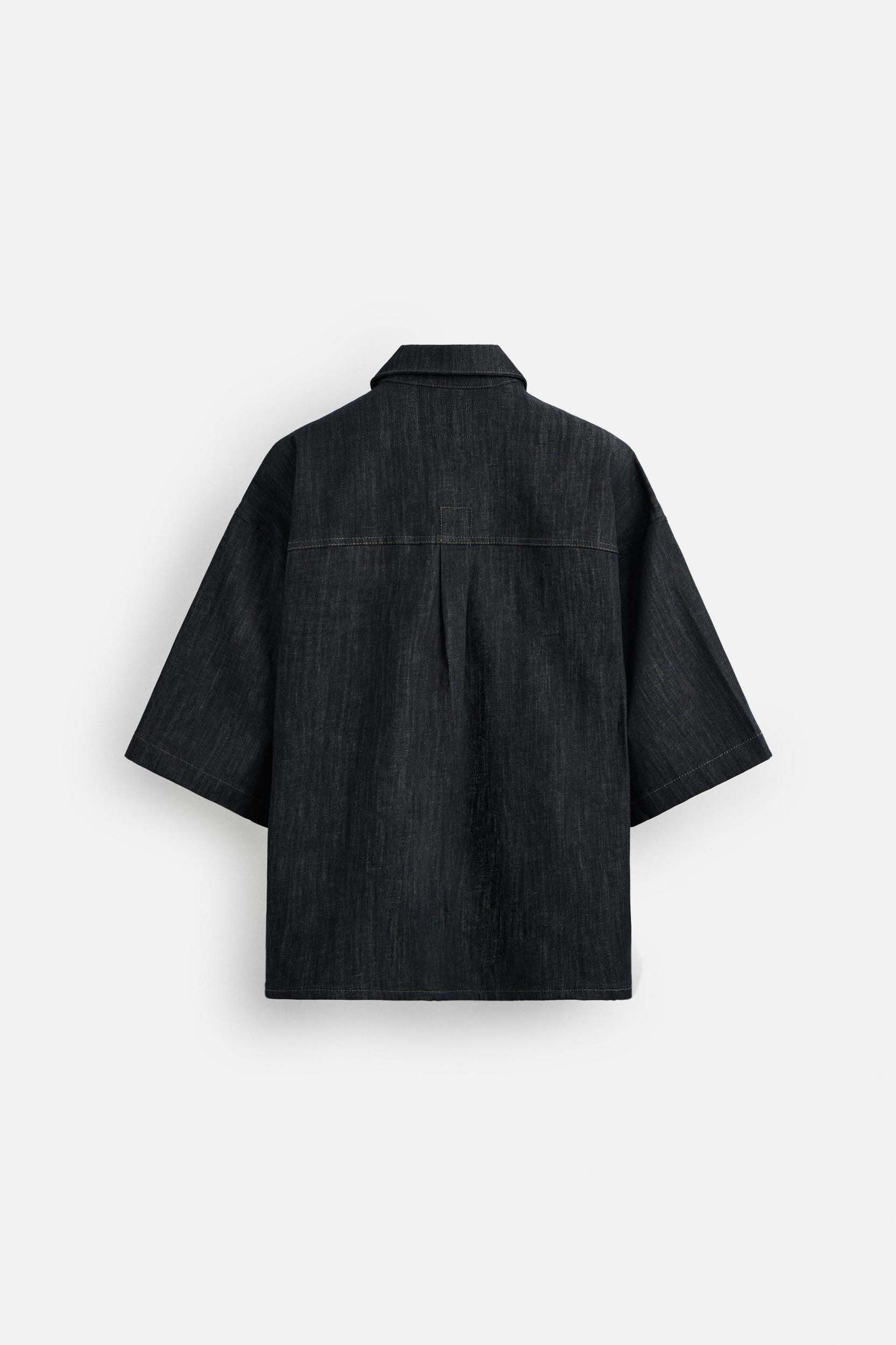 OVERSIZED FIT DENIM SHIRT Product Image