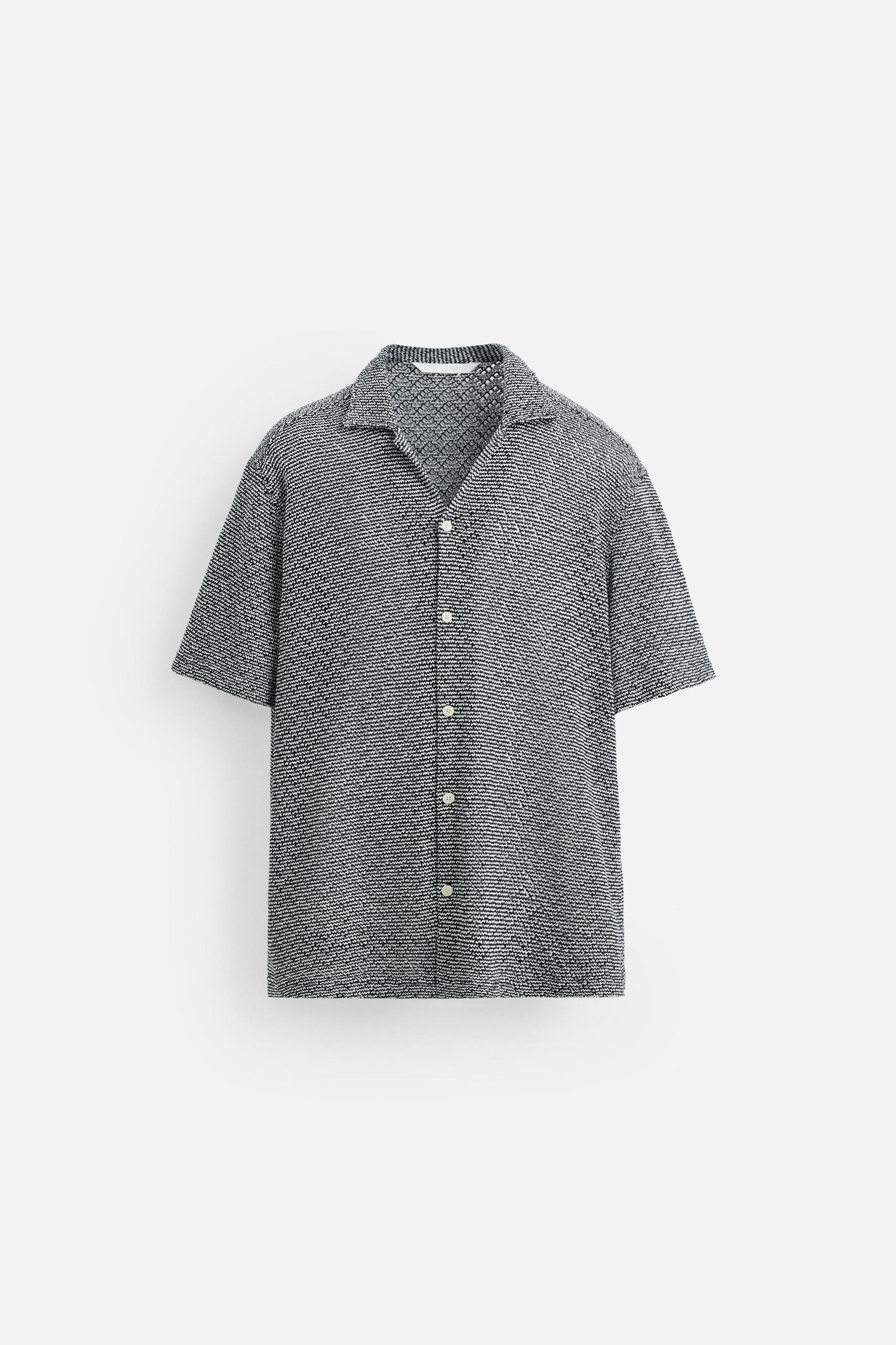 OPEN TEXTURED SHIRT Product Image