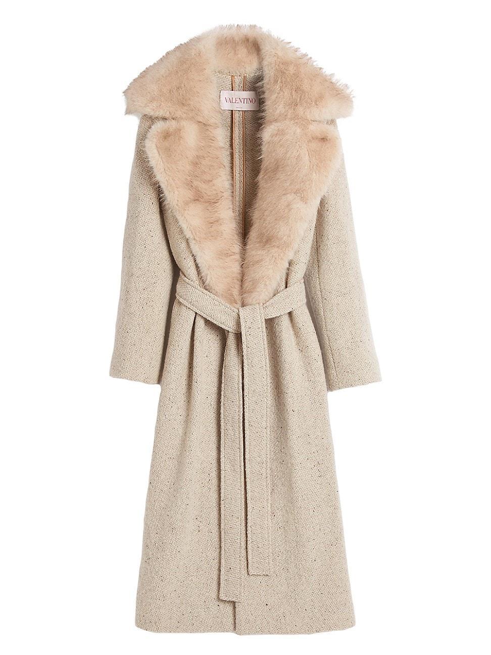 Womens Coat in Textured Coat Product Image