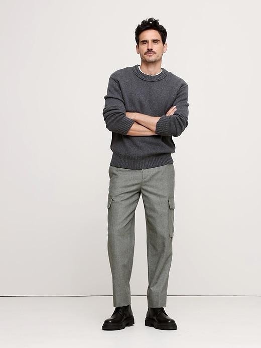 Italian Flannel Pull-On Cargo Pant Product Image