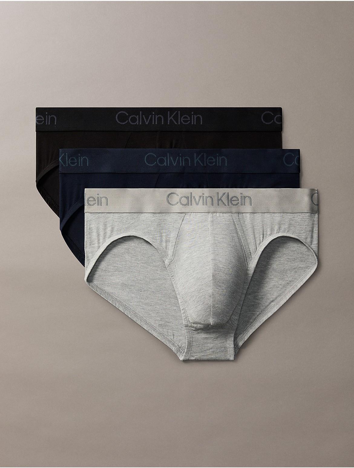 Calvin Klein Mens Ultra Soft Modal 3-Pack Hip Brief - Multi Product Image