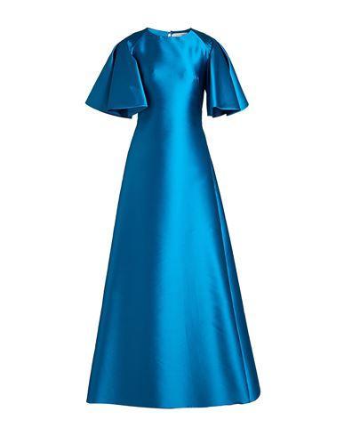 ALBERTA FERRETTI Woman Maxi Dress Deep Teal Size 12 Polyester, Silk In Green Product Image