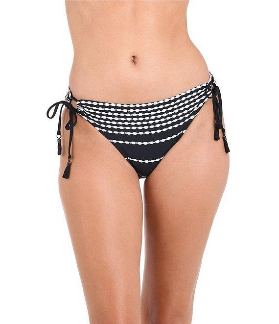 La Blanca City Lights Linear Printed Adjustable Loop Hipster Swim Bottom Product Image